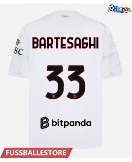 Günstige AC Milan Davide Bartesaghi #33 Auswärtstrikot 2026-27 Kurzarm